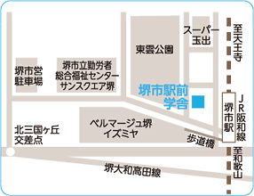 堺市駅前 地図